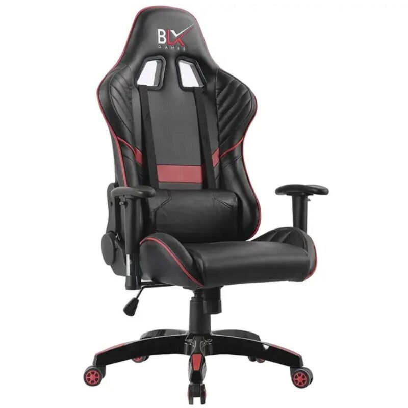 Cadeira Gamer Giratória BLX GAMER 6009G – Vermelho/Preto – 30031 MÓVEIS DONATO Gamer 2