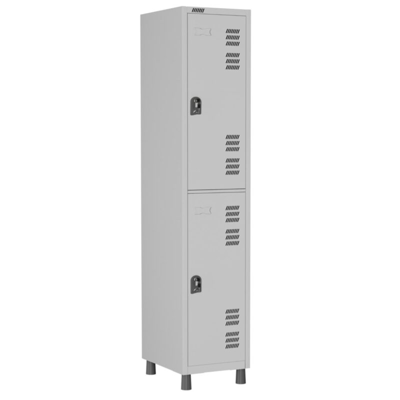 Roupeiro LOCKER de Aço com 02 PORTAS GRANDES – 1,90×0,32×0,40m – CZ/CZ – W3 – 11012 MÓVEIS DONATO Roupeiro de Aço 2