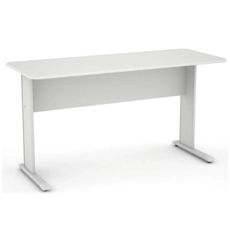 Mesa Escritório 1,52×0,62m – S/ Gavetas CINZA/CINZA – 43081 MÓVEIS DONATO Linha 15 mm 2