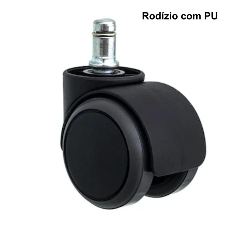 Rodízios para Cadeira com “PU” – Preto – 87705 MÓVEIS DONATO Acessórios para Cadeiras 2