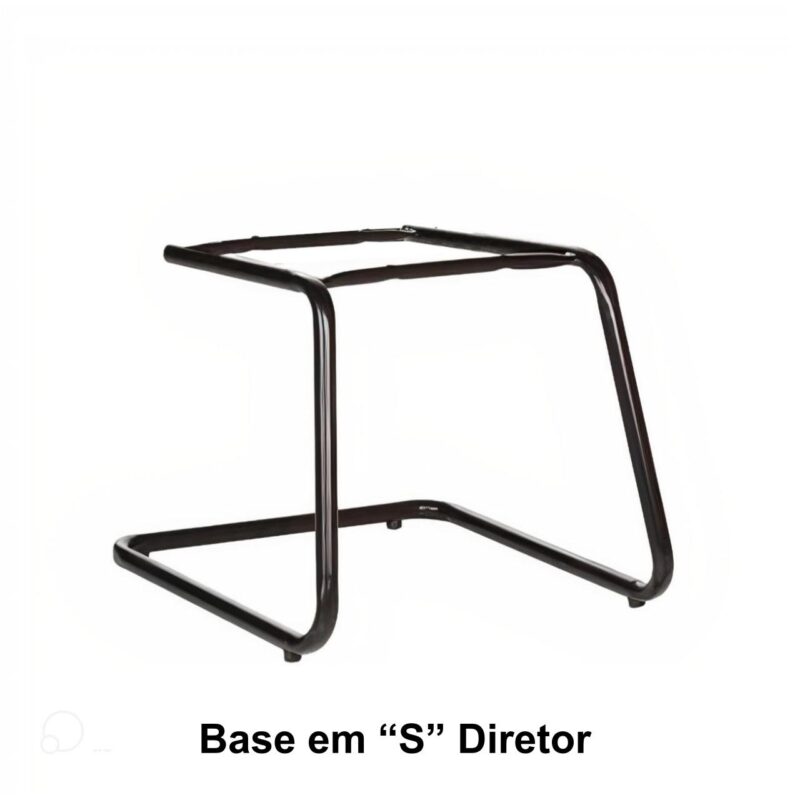 Base em “S” DIRETOR Preta – PMD – 42210 MÓVEIS DONATO Bases Fixas 2