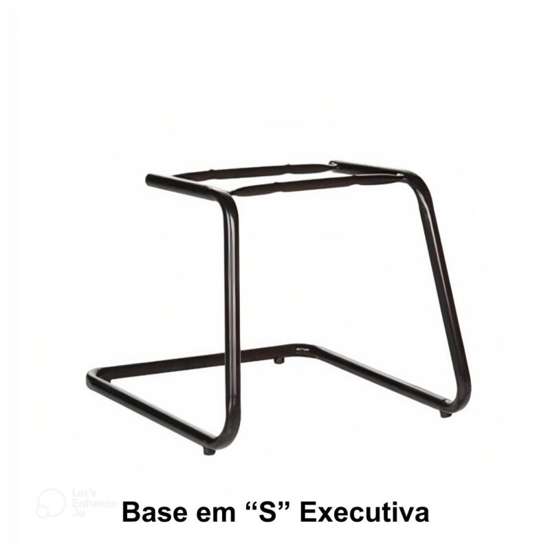 Base em “S” EXECUTIVA preta – PMD – 42209 MÓVEIS DONATO Bases Fixas 2