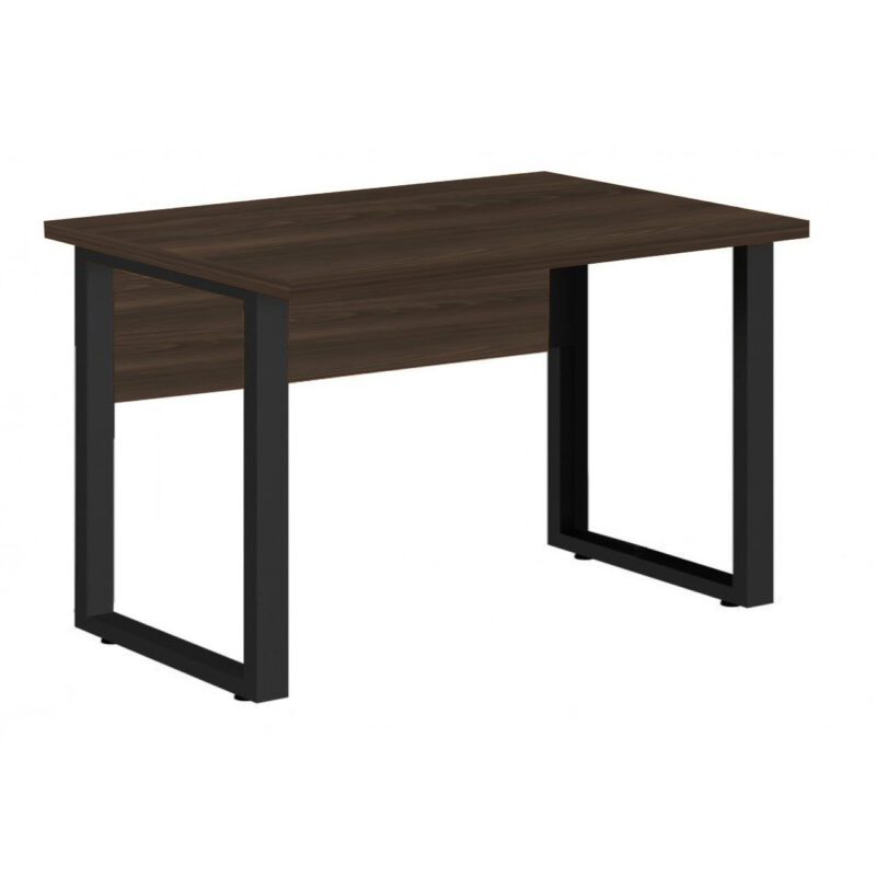 Mesa Escritório PÉ QUADRO – 1,20×0,60m – S/ Gavetas – MARSALA/PRETO – 25469 MÓVEIS DONATO Linha 30 mm 2