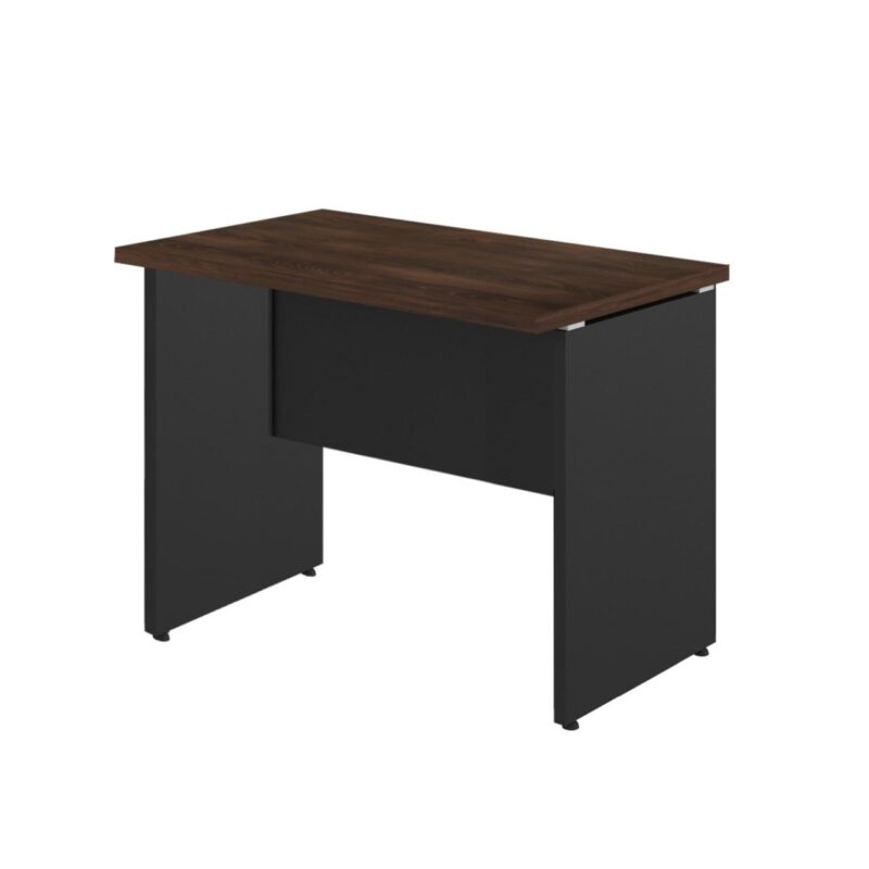 Mesa Escritório 1,20×0,60m – S/ Gavetas MARSALA / PRETO – 23470 MÓVEIS DONATO Linha 30 mm 2