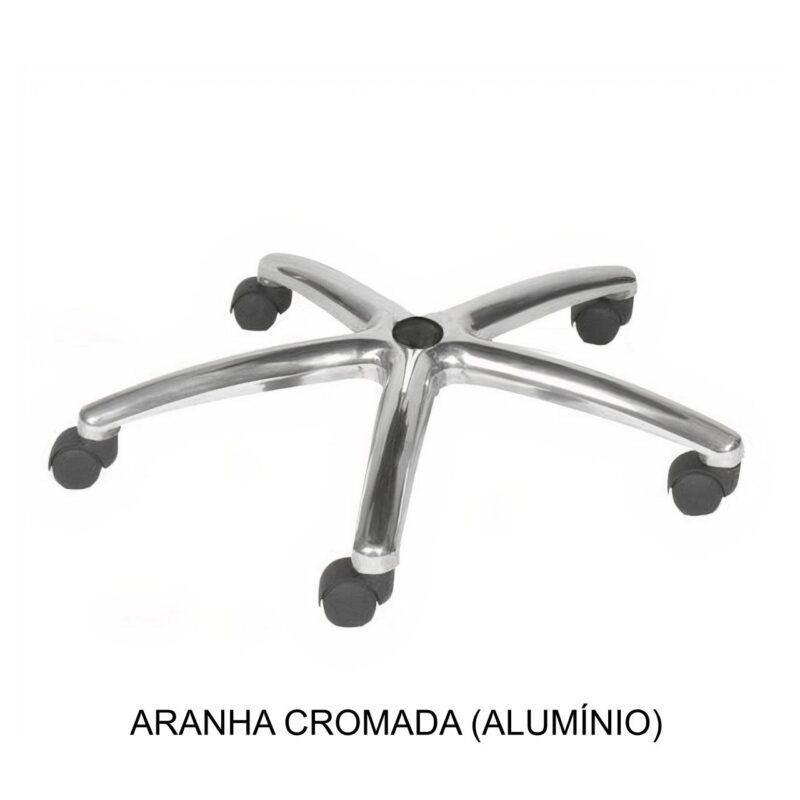 Aranha CROMADA (ALUMINIO) – ROAL – 98805 MÓVEIS DONATO Acessórios para Cadeiras 2